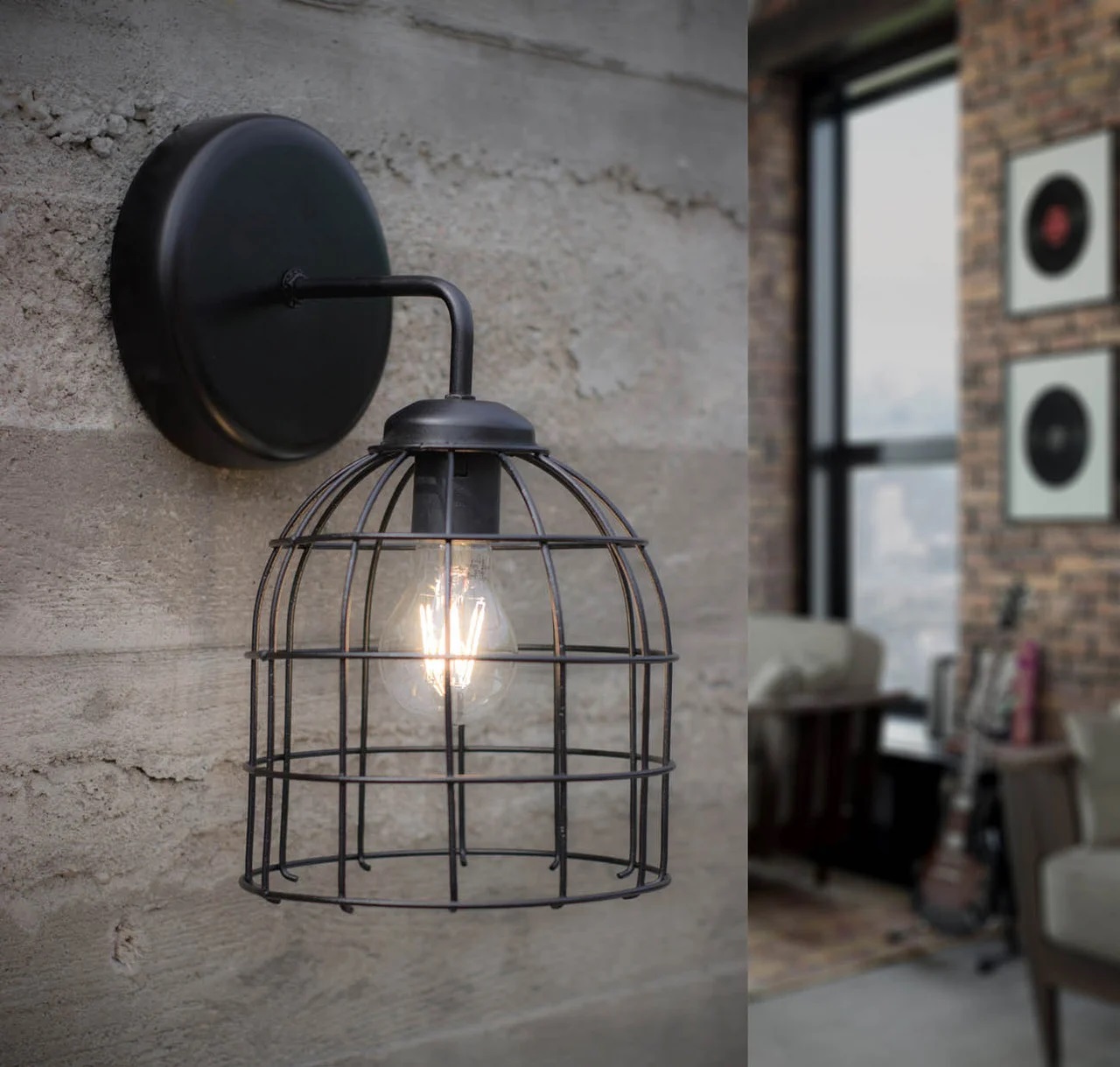 Светильник настенный  301 К Loft Улыбка Света